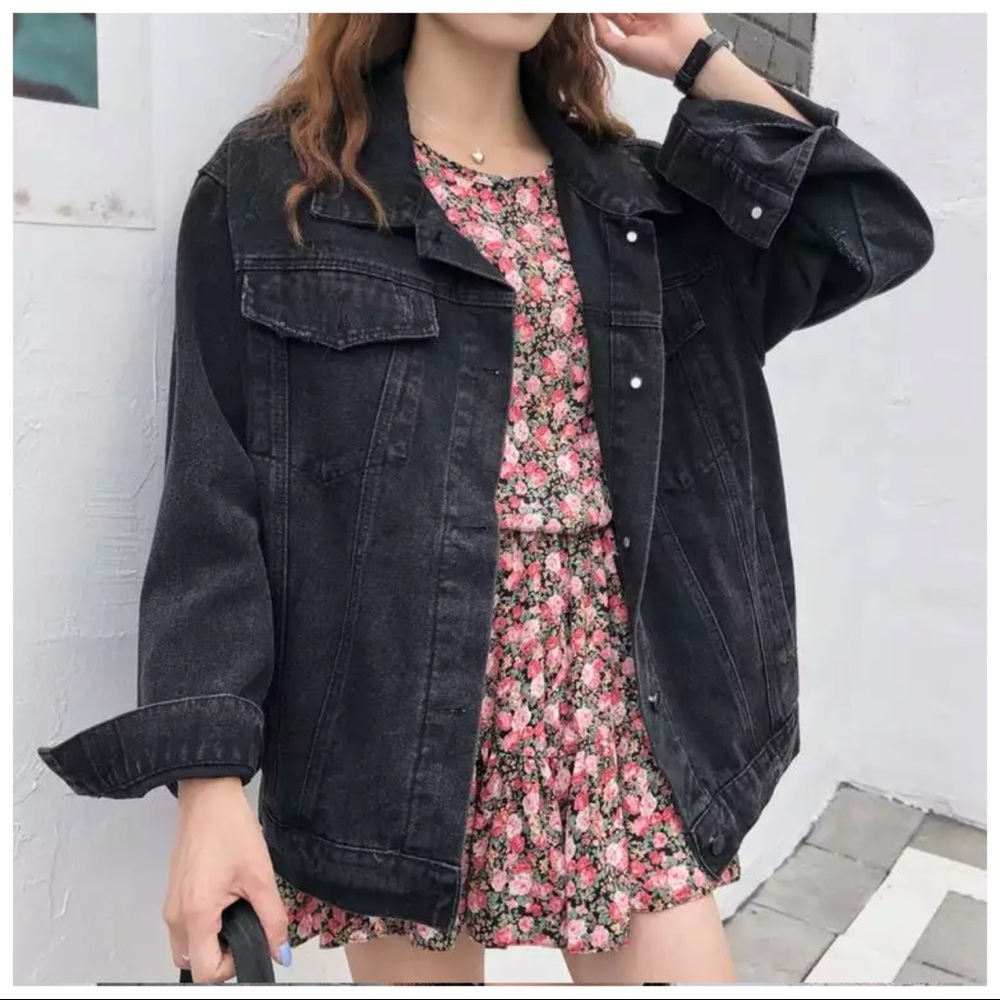 The Errin Embroidery Distressed Denim Jacket - Picture 5 of 6